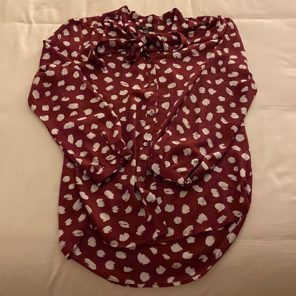 Longsleeve blouse with pussybow